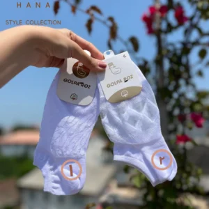 جوراب مچی سفید زنانه با جنس توری مناسب تابستان- لباس دخترانه مینیمال