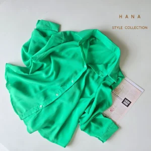 شومیز تابستانی سبز زنانه- لباس دخترانه