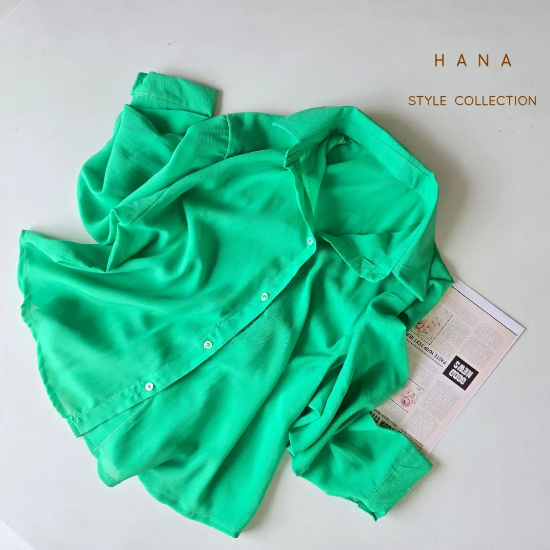 شومیز تابستانی سبز زنانه- لباس دخترانه