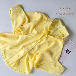 شومیز تابستانی زرد کره ای زنانه- لباس دخترانه