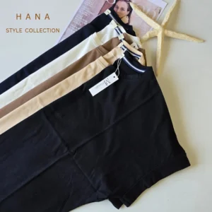 تیشرت کراپ پنبه آستین پاکتی زنانه- لباس دخترانه