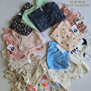 تیشرت آستین کوتاه کراپ زنانه در طرح های متنوع و شاد- لباس دخترانه شیک