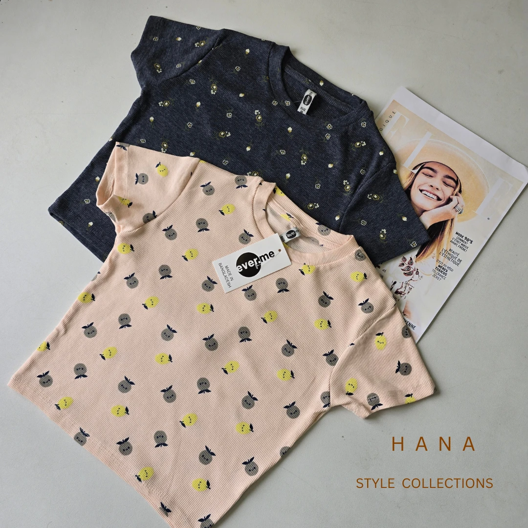 کراپ آستین کوتاه طرحدار - تصویر 10