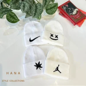 کلاه بافت سفید در چهار طرح پینترستی متنوع، اکسسوری شیک دخترانه