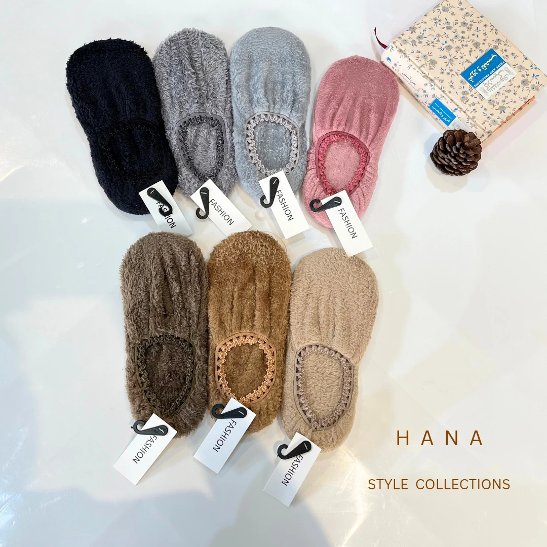 پاپوش پشمی دخترانه در 5 رنگ کاربردی و شیک- اکسسوری دخترانه مینیمال