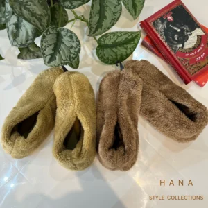 پاپوش پولیشی نیم ساق دخترانه در دو رنگ نخودی و نسکافه ای، اکسسوری زنانه