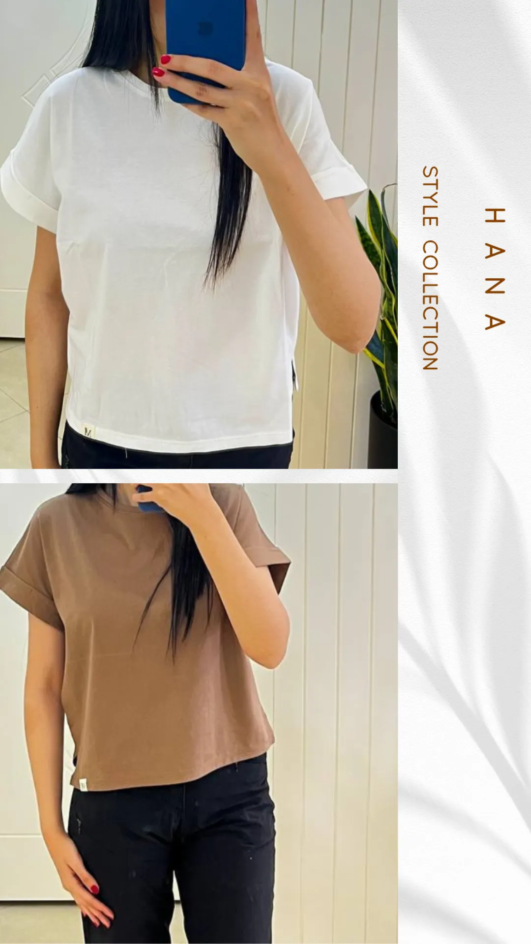 تنخور تیشرت کراپ پنبه آستین پاکتی دخترانه- لباس زنانه