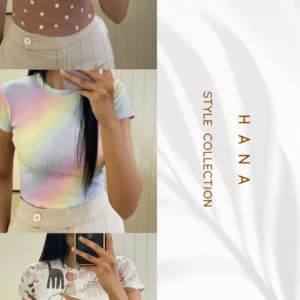 تنخور تیشرت کراپ طرحدار فانتزی دخترانه- لباس زنانه