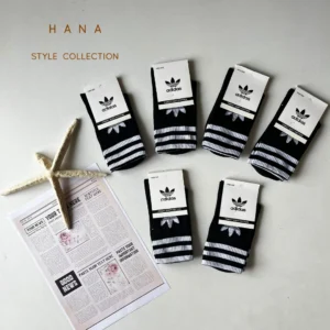 جوراب نیم ساق آدیداس مشکی زنانه و مردانه برای باشگاه- لباس مردانه