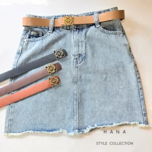 کمربند تسمه 3 سانت سگک فلزی لووه- لباس دخترانه شیک