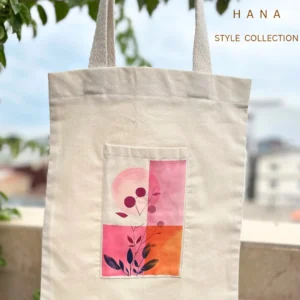 توت بگ نورا از جنس متقال روشن مناسب استایل مینیمال- لباس دخترانه