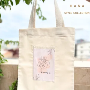 توت بگ فلورا از جنس متقال روشن مناسب استایل تابستانی- لباس دخترانه مینیمال