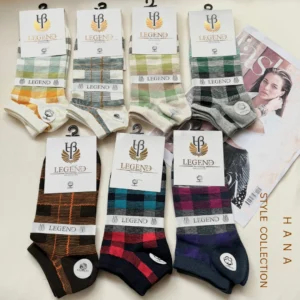 جوراب مچی مردانه طرح چهارخونه- لباس مردانه