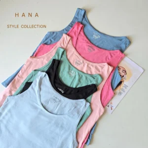 تاپ رکابی راحتی سوپرپنبه زنانه- لباس دخترانه