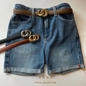 تنخور کمربند تسمه ۲.۵ سانت سگک فلزی بولگاری زنانه- لباس دخترانه شیک