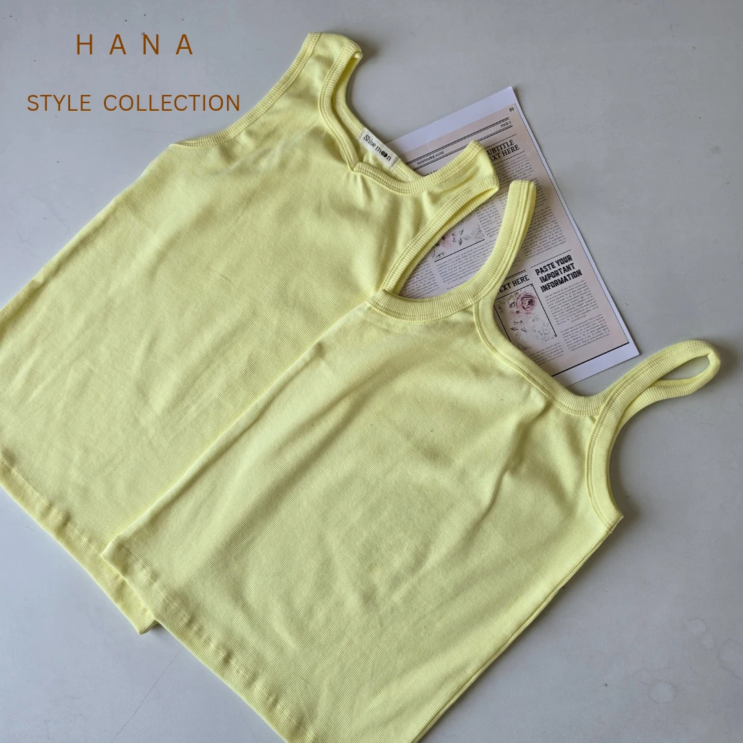 تاپ بندی و تاپ یقه دلبری زرد کره ای دخترانه- لباس زنانه