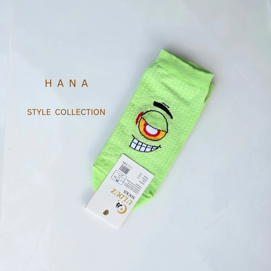 جوراب مچی فانتزی دخترانه سبز- لباس دخترانه مینیمال