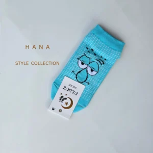 جوراب مچی فانتزی دخترانه آبی- لباس زنانه