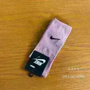 جوراب ساق بلند نایک زنانه و مردانه رنگ صورتی کالباسی- اکسسوری دخترانه