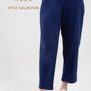 تنخور شلوار لینن سورمه ای زنانه- لباس دخترانه