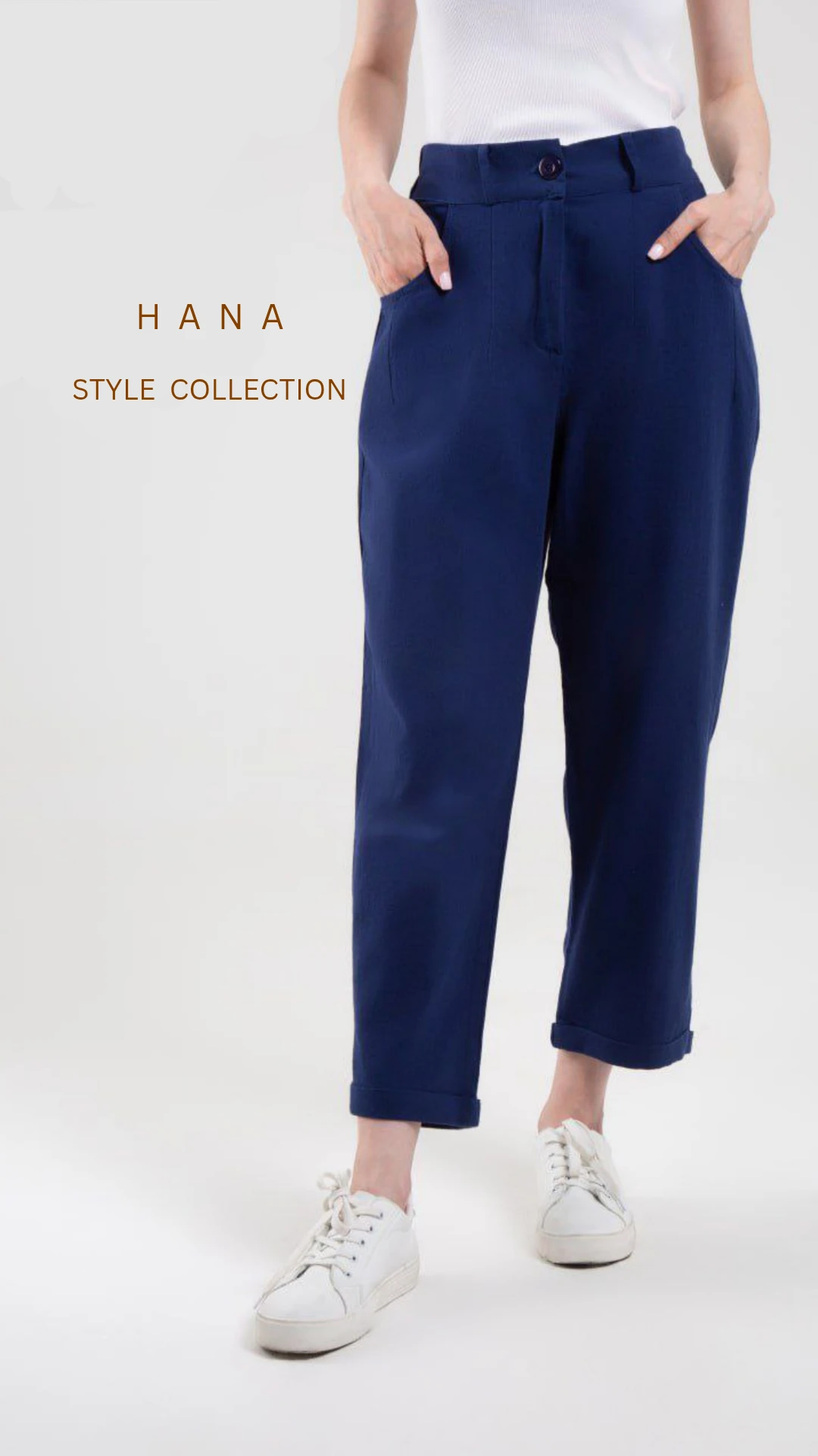 تنخور شلوار لینن سورمه ای زنانه- لباس دخترانه