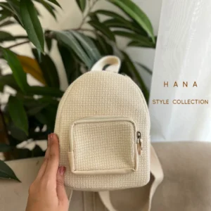 کوله پشتی کنفی دخترانه مناسب استایل مینیمال- لباس دخترانه