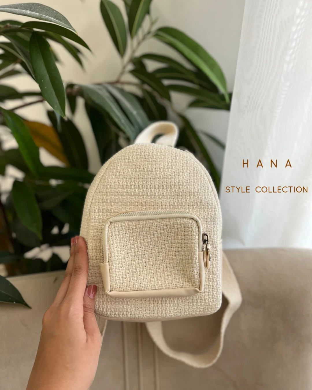 کوله پشتی کنفی دخترانه مناسب استایل مینیمال- لباس دخترانه