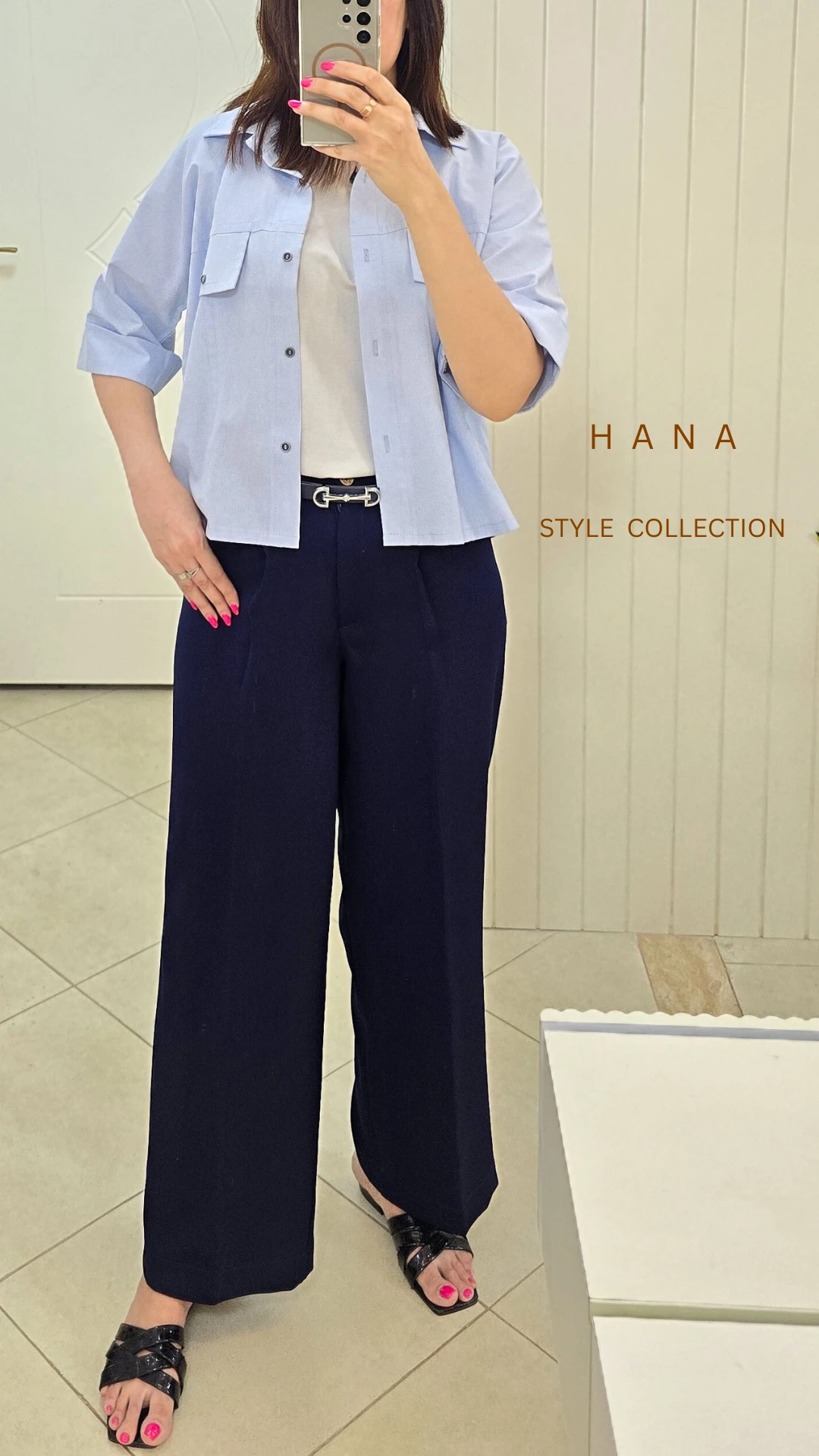 تنخور شومیز باکسی آبی لینن زنانه مناسب استایل تابستان و بهار- لباس دخترانه