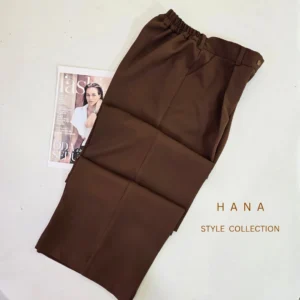 شلوار بگ مازراتی قهوه ای زنانه مناسب استایل های رسمی و شیک- لباس دخترانه