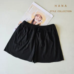 شورتک راحتی کبریتی دخترانه رنگ مشکی- لباس زنانه