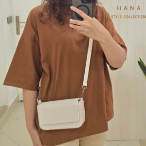 تنخور تیشرت باکسی دارچینی دخترانه مناسب استایل راحتی- لباس زنانه شیک