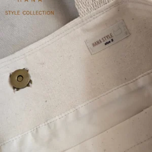 توت بگ متقال هانا استایل با جزییات داخلی- لباس دخترانه مینیمال