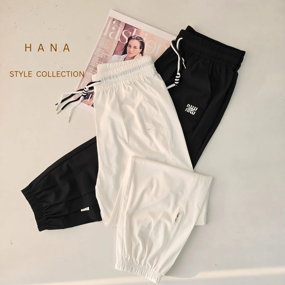 شلوار اسلش میومیو دخترانه در دو رنگ سفید و مشکی با جنس آیرو مناسب استایل تابستانی- لباس زنانه شیک