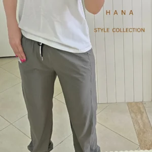 تنخور شلوار اسلش سبز میومیو زنانه با جنس آیرو مناسب استایل تابستانی- لباس دخترانه