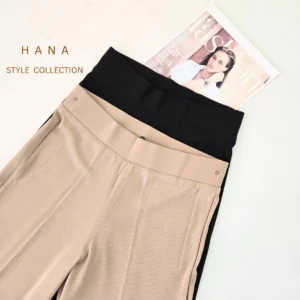 شلوار بگ کبریتی زنانه در دو رنگ نسکافه ای و مشکی مناسب استایل روزمره- لباس دخترانه