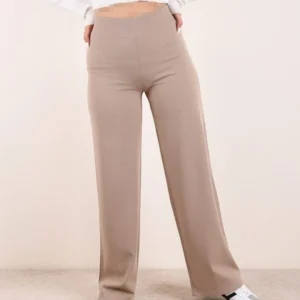 تنخور شلوار بگ کبریتی نسکافه ای زنانه مناسب استایل روزمره- لباس دخترانه