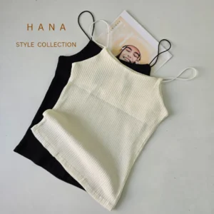 تاپ بندی کبریتی دخترانه با رنگبندی سفید و مشکی- لباس زنانه شیک