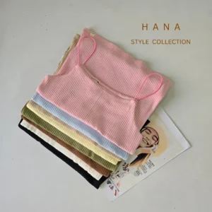 تاپ بند قیطونی کبریتی زنانه در رنگبندی پاستیلی مناسب استایل تابستونی- لباس دخترانه