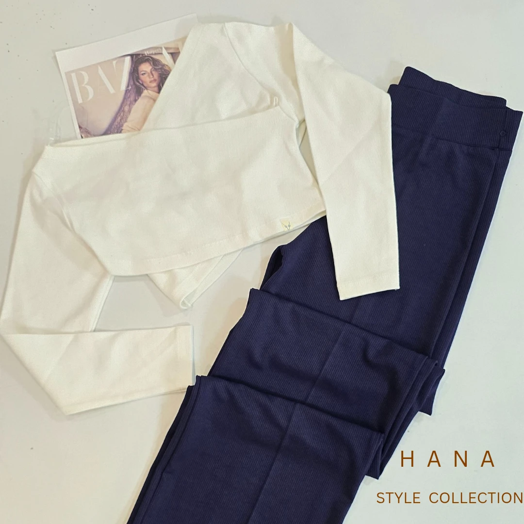 تنخور بلوز کراپ سفید چپ و راستی آستین بلند زنانه مناسب استایل مینیمال- لباس دخترانه