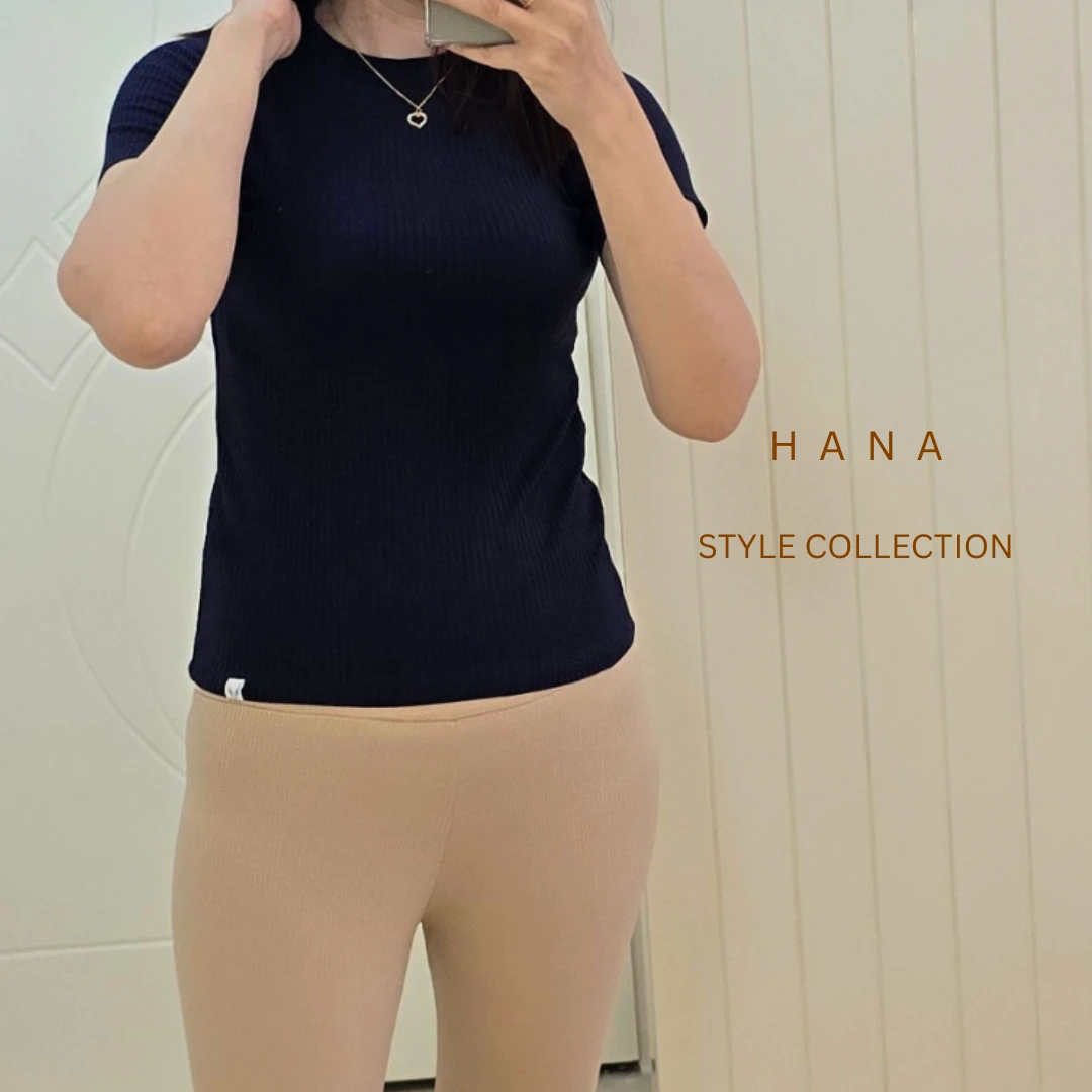 تنخور تیشرت سورمه ای یقه ایستاده کبریتی دخترانه مناسب فصل پاییز- لباس پاییزه