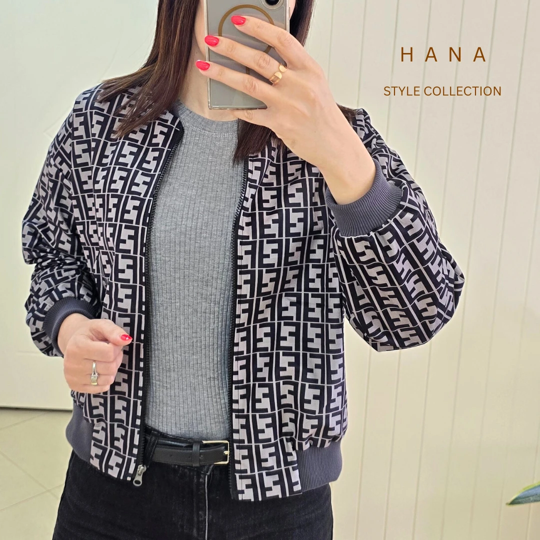 تنخور بامبرجکت مشکی میکرو مخملی آستردار طرحدار زنانه با طرح ورساچه مناسب فصل پاییز- لباس دخترانه شیک