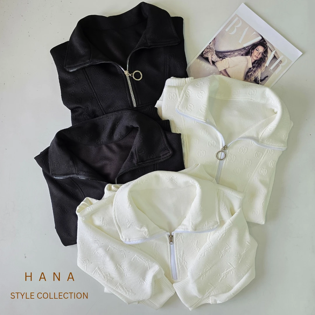 دورس ژاکارد نیم زیپ