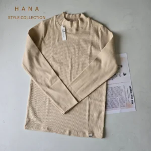 بلوز کرم کشبافت سوپر زنانه مناسب پاییز و زمستان - لباس پاییزی