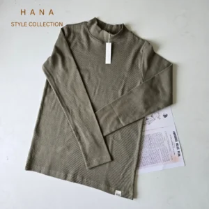 بلوز سبز کشبافت سوپر دخترانه مناسب پاییز و زمستان - لباس زنانه