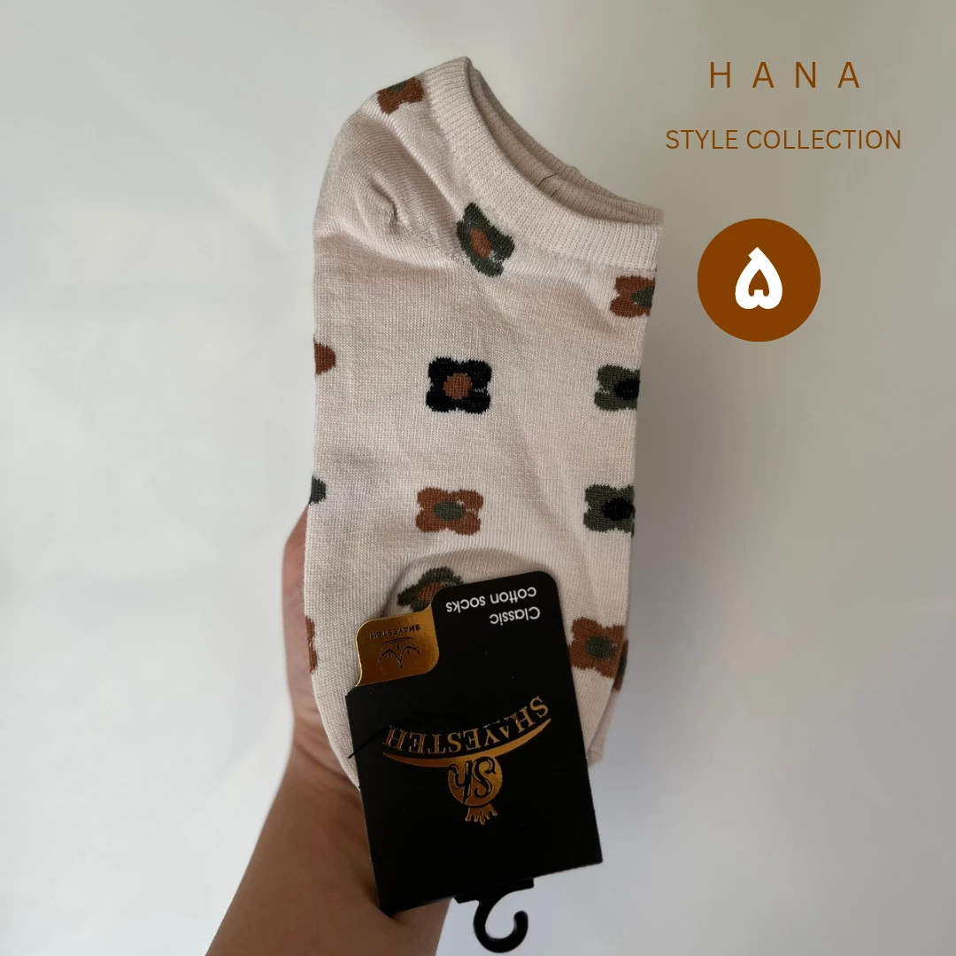 جوراب مچی سوپرپنبه طرحدار زنانه با طرح گل رز- لباس زنانه شیک