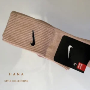 جوراب نسکافه ای ساق بلند نایکی زنانه و مردانه مناسب استایل ورزشی- لباس مردانه