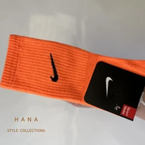 جوراب نارنجی ساق بلند نایکی زنانه و مردانه مناسب باشگاه- لباس زنانه شیک