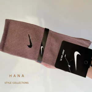 جوراب قهوه ای ساق بلند نایکی زنانه و مردانه مناسب باشگاه- لباس مردانه