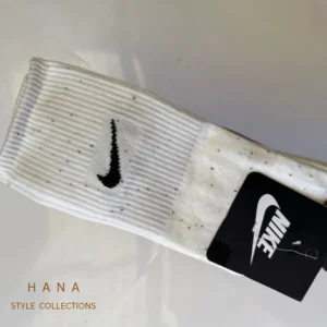 جوراب سفید ساق بلند نایک زنانه و مردانه- لباس دخترانه شیک