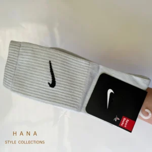 جوراب طوسی روشن ساق بلند نایک زنانه و مردانه- لباس زنانه